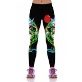 Rick And Morty IT Halloween Leggings