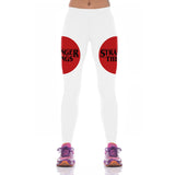 White Stranger Things Leggings