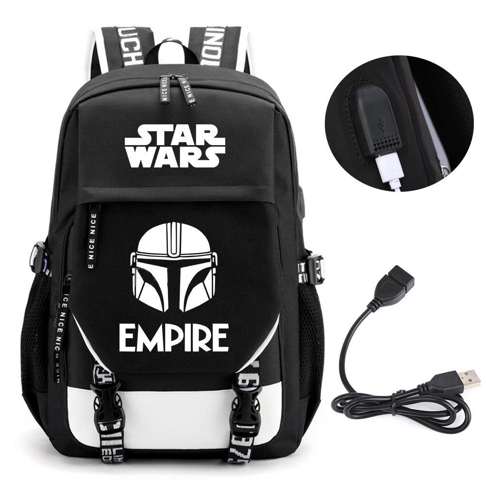 The Mandalorian Backpack Alien Shopping
