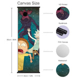 Rick And Morty Stranger Things Wall Art