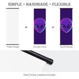 Purple Alien Wall Art