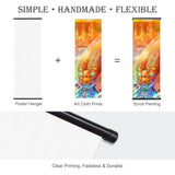 Colorful Alien City Wall Art