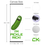 Pickle Rick Wall Art