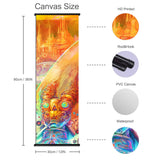 Colorful Alien City Wall Art