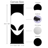 White Alien Wall Art