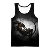 Black Xenomorph Tank Top