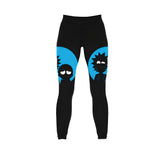 Black Rick And Morty Leggings