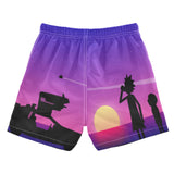 Colorful Rick And Morty Swimsuit