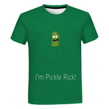 Green Pickle Rick T-Shirt