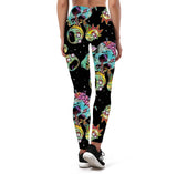 High Waist Rick And Morty Leggings