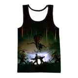 Humans Fighting Xenomorph Tank Top