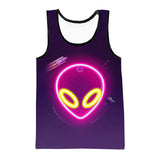 Neon Alien Tank Top