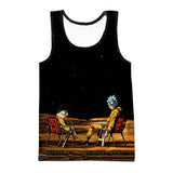 Rick and Morty Breaking Bad Tank Top