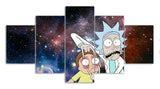 Rick And Morty Cartoon Painting