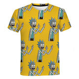 Rick Sanchez Middle Finger T-shirt