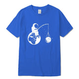 Astronaut Fishing T-Shirt