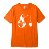 Astronaut Fishing T-Shirt