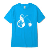 Astronaut Fishing T-Shirt