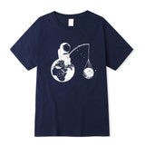 Astronaut Fishing T-Shirt
