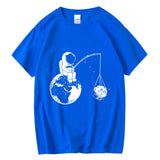 Astronaut Fishing T-Shirt