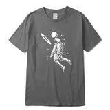 Astronaut Playing Basketball T-Shirt