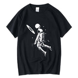 Astronaut Playing Basketball T-Shirt