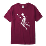 Astronaut Playing Basketball T-Shirt