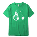 Astronaut Fishing T-Shirt