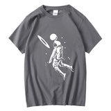 Astronaut Playing Basketball T-Shirt