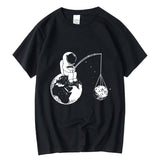 Astronaut Fishing T-Shirt