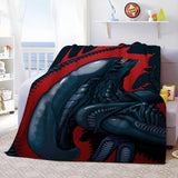 Bloody Xenomorph Blanket