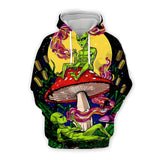 Cartoon Alien Hoodie