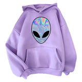 Colorful Alien Hoodie