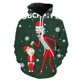 Rick And Morty Christmas Hoodie