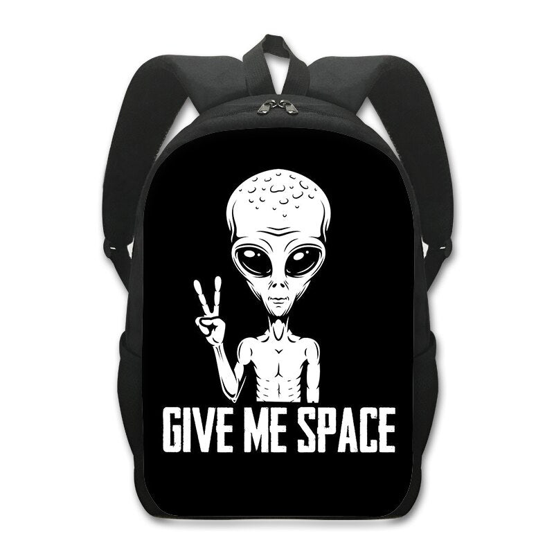 Space Alien Backpack Alien Shopping