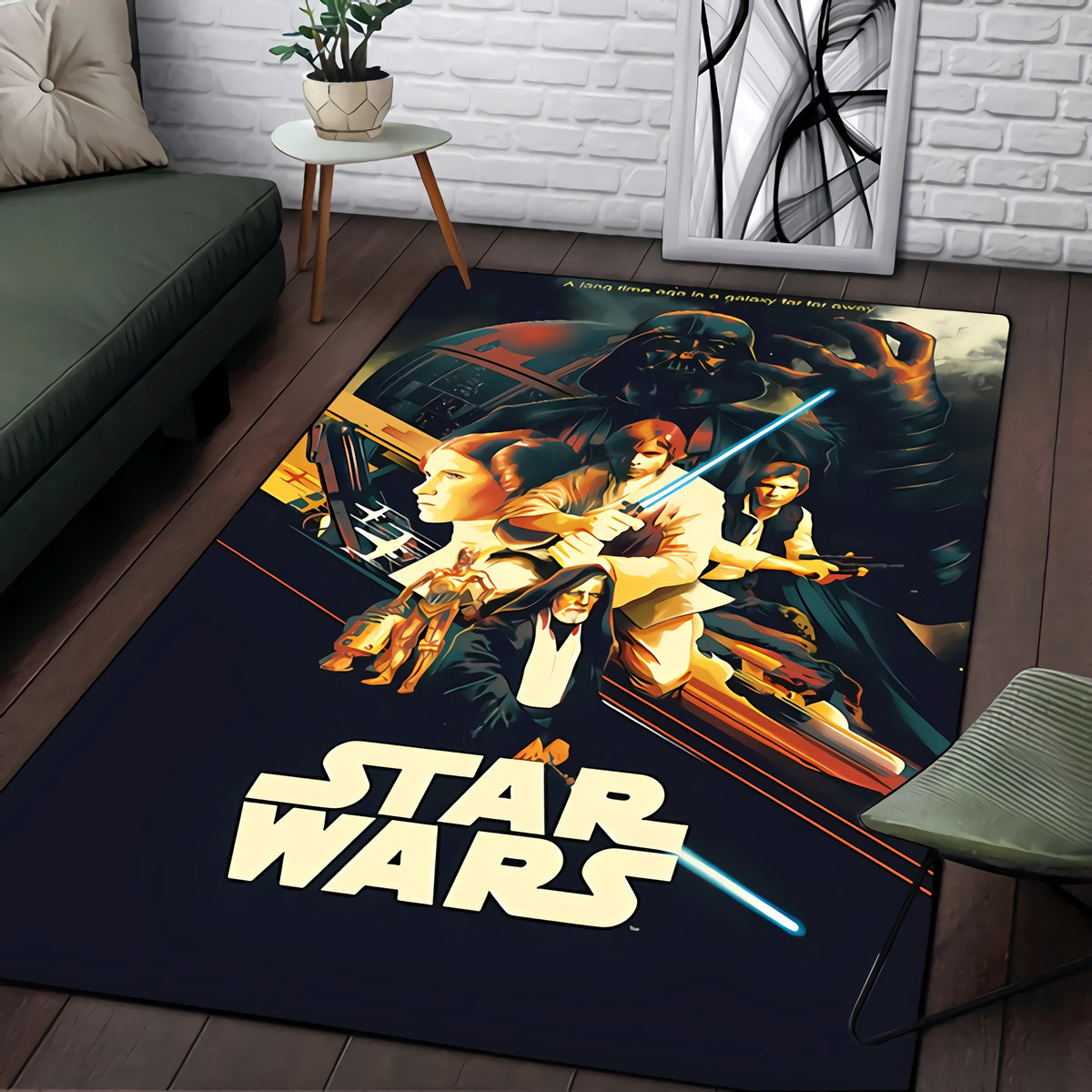 新品　STAR WARS MIYOSHI RUG スターウォーズ ミヨシラグ STAR WARS（スター・ウォーズ） ラグ ラグマット STAR WARS X atmos X