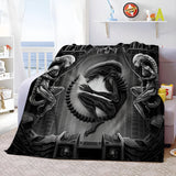 Xenomorph Artwork Blanket