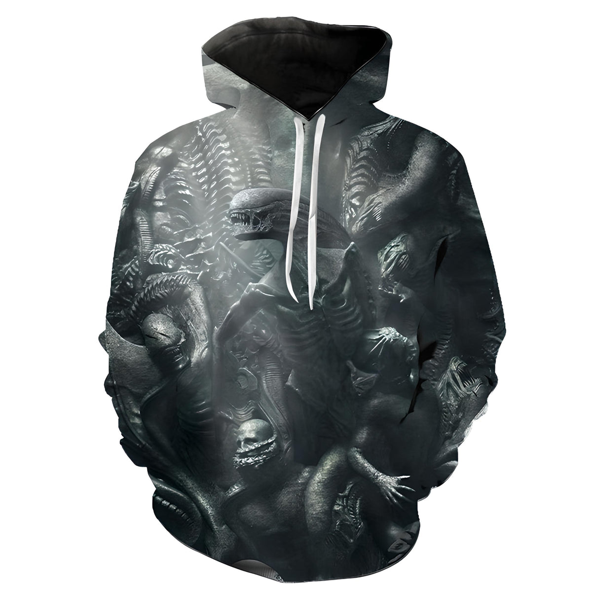 Xenomorph Artwork Hoodie Alien Shopping