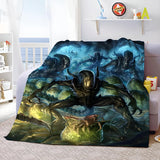 Xenomorph Monster Blanket