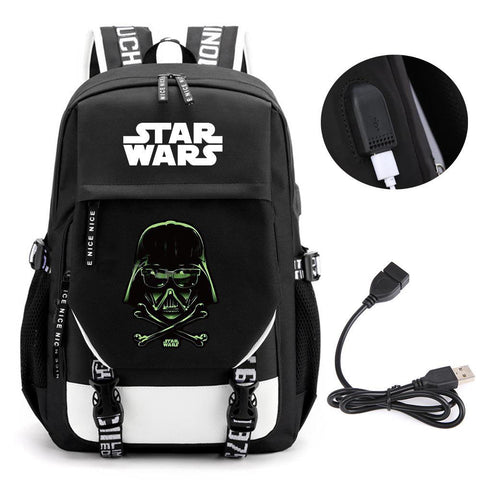 Black Darth Vader Backpack