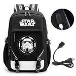 Black And White Star Wars Backpack