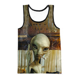 Alien Middle Finger Tank Top