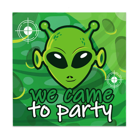 Alien Birthday Napkins