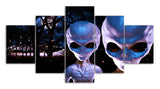 Alien Invasion Painting