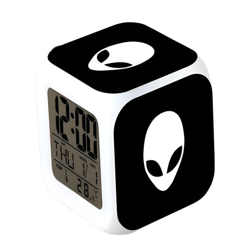 Alien Logo Alarm Clock