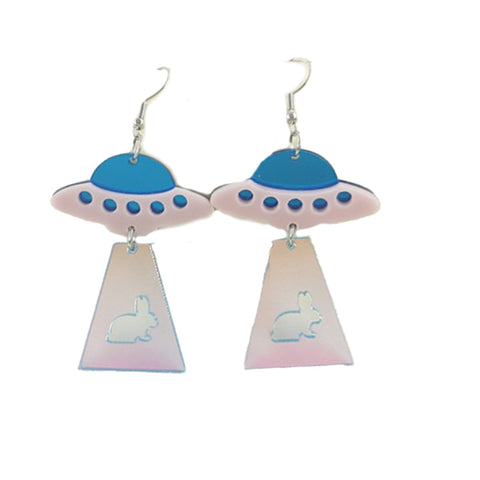 Alien UFO Earrings