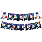 Astronaut Birthday Banner