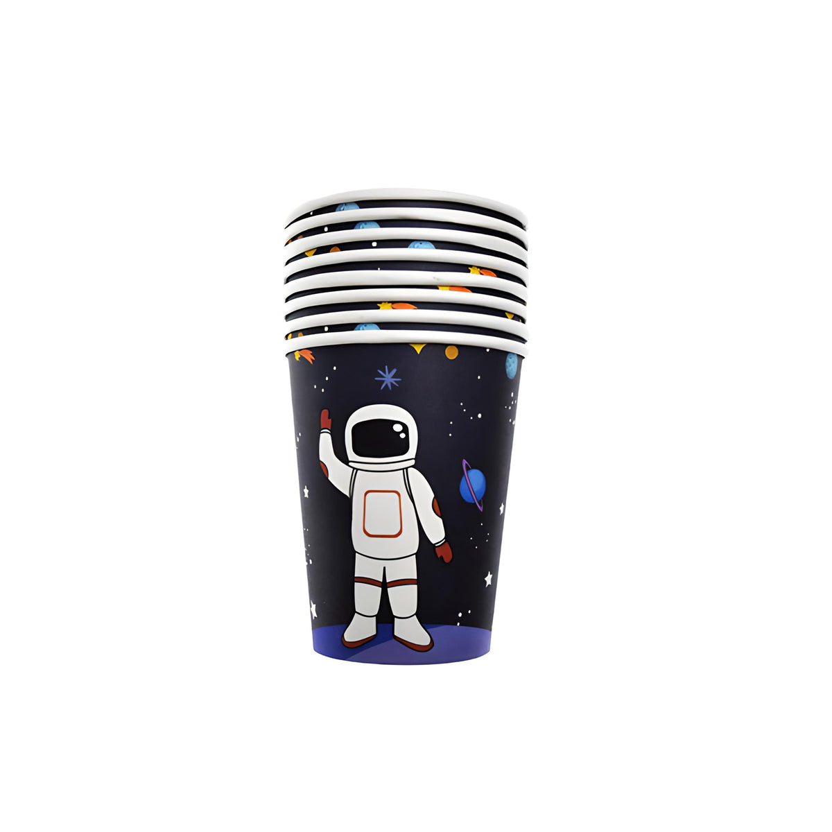 Astronaut Birthday Paper Cups | Alien Shopping