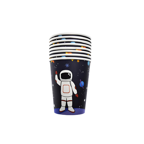 Astronaut Birthday Paper Cups
