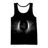 Black White Alienware Tank Top